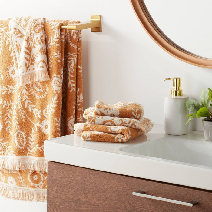 6pc Bath Towel Set Yellow - Threshold