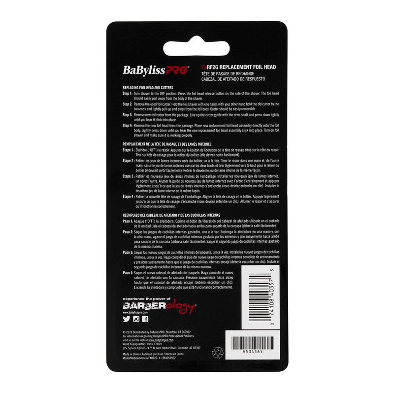 BaBylissPRO Double-Foil Head & Cutters