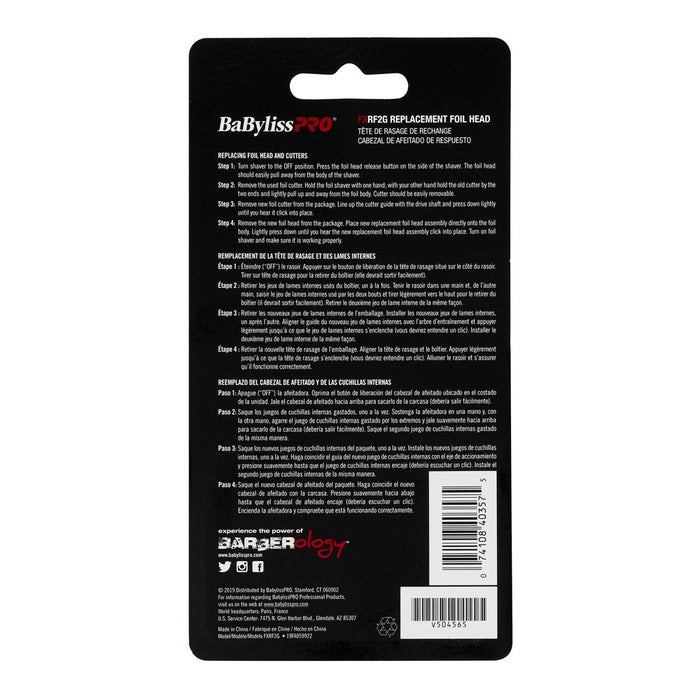 BaBylissPRO Double-Foil Head & Cutters