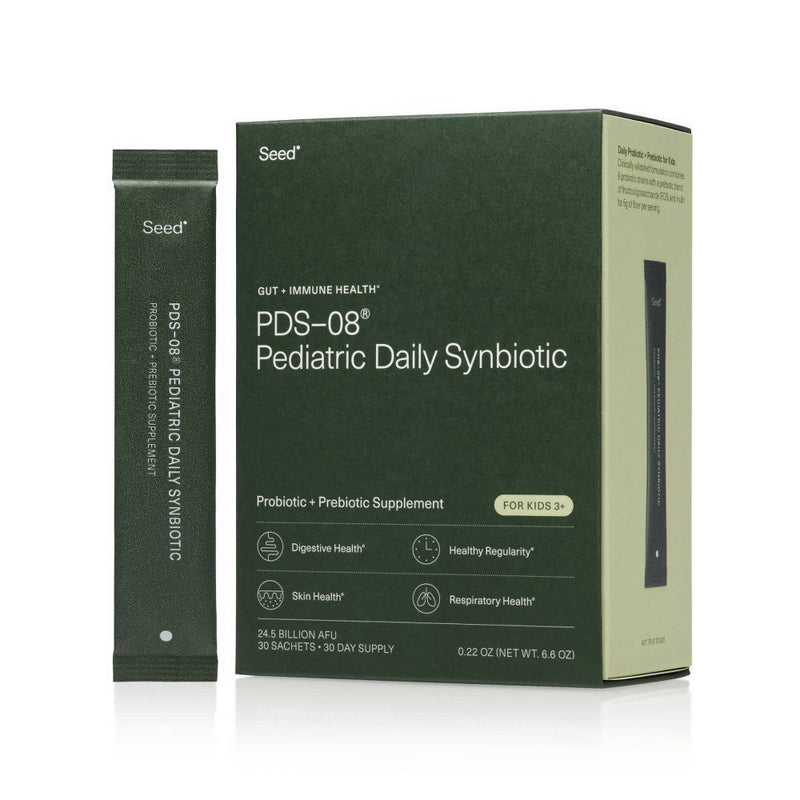 Seed Pediatric Daily Synbiotic Probiotic Powder - Stick Packs - 30ct EXP:02/2026