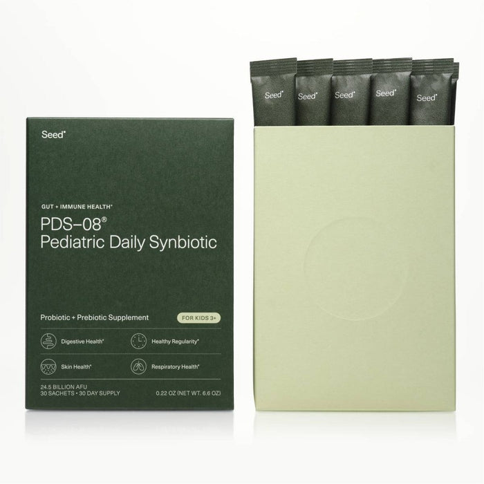 Seed Pediatric Daily Synbiotic Probiotic Powder - Stick Packs - 30ct