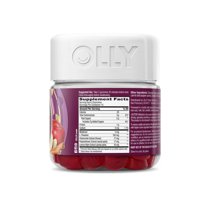OLLY Sleep Vitamin Gummies - Spiced Apple Cider - 28ct
