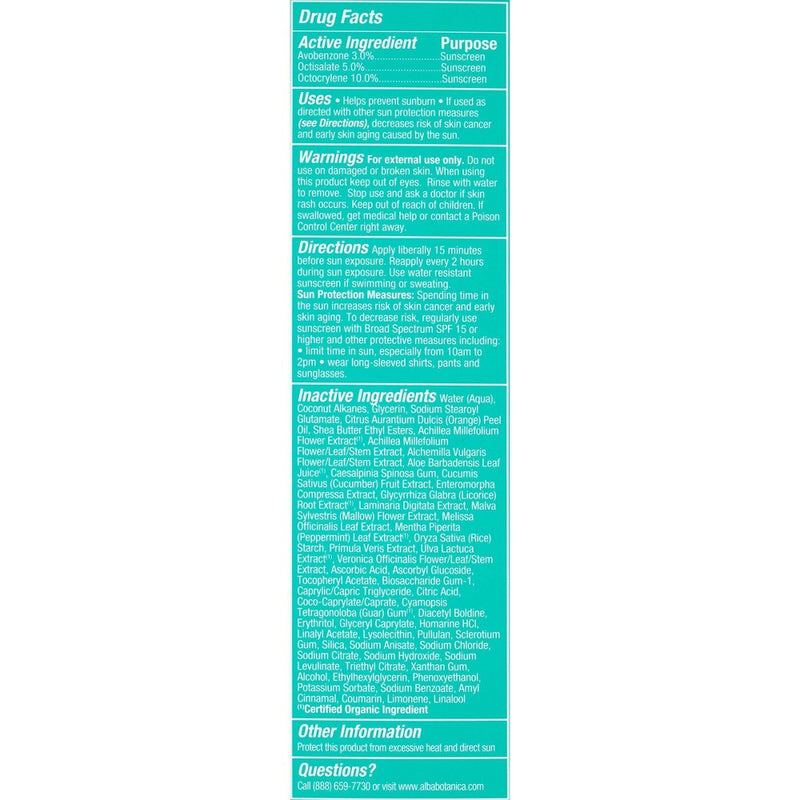 Alba Botanica Even & Bright Moisturizer - SPF 15 - 2oz