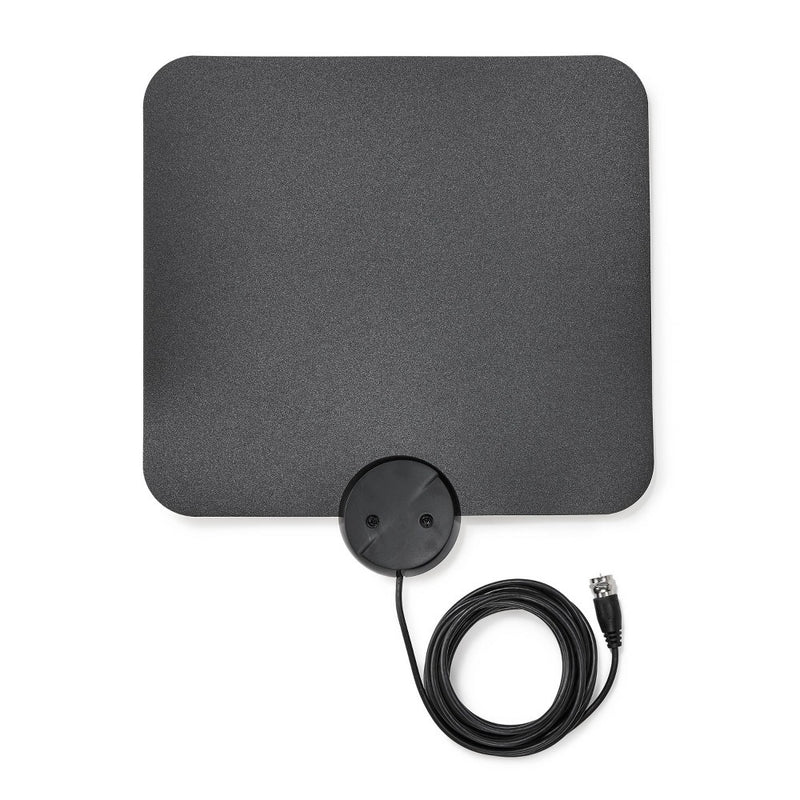 Indoor HDTV Antenna - 30-Mile Range - dealworthy Black
