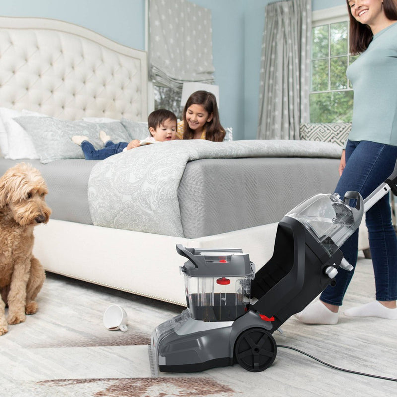 Hoover PowerScrub XL Pet Carpet Cleaner Appliance: Electric, 12" Path, Detachable Steamer, 0.8 Gal Tank, 23' Cord (LOCAL PICKUP ONLY)