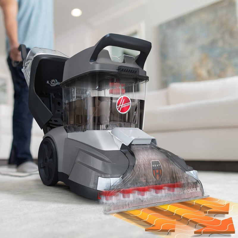 Hoover PowerScrub XL Pet Carpet Cleaner Appliance: Electric, 12" Path, Detachable Steamer, 0.8 Gal Tank, 23' Cord (LOCAL PICKUP ONLY)