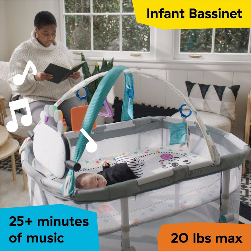 Baby Einstein Kick and Snooze Playard - Gray (LOCAL PICKUP ONLY)
