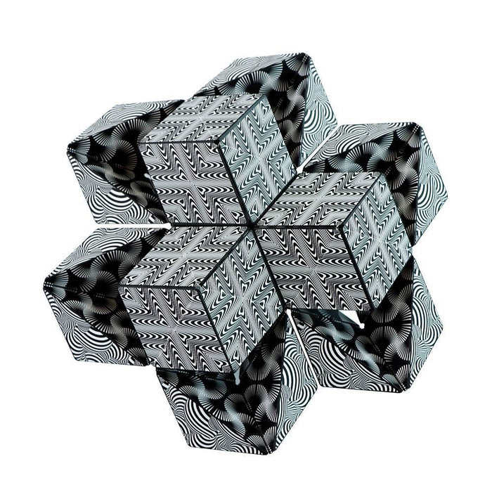 Shashibo Black and White Fidget and Sensory Toy