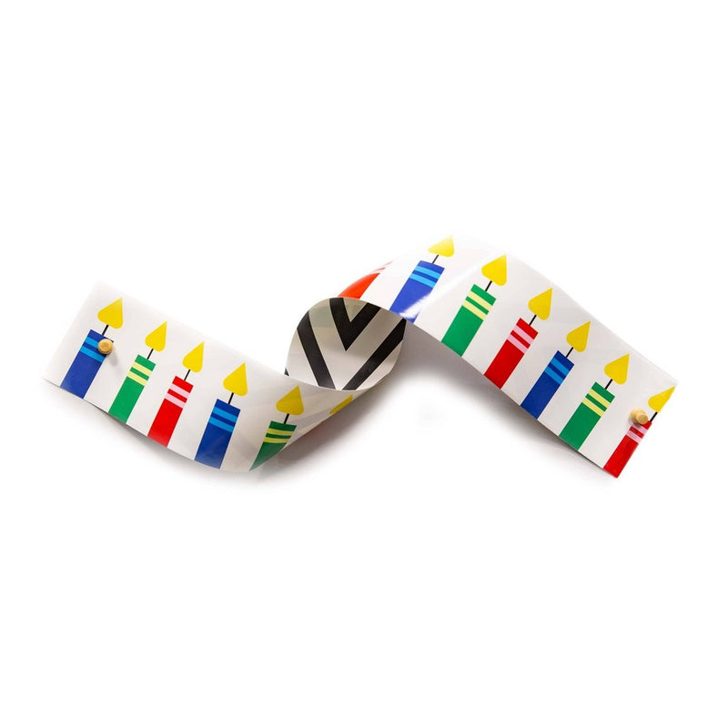 36' Reversible Rolled Bulletin Board Candles/Chevron Boarder - Horizon Group