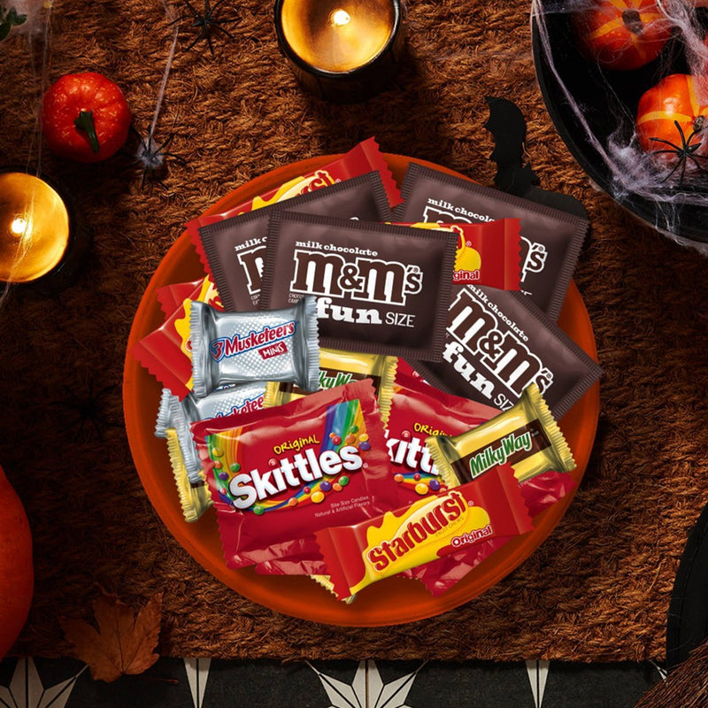 Skittles, Starburst, M&M's, Twix, 3 Musketeers & Milky Way Bag 135Ct BBD:02/2026