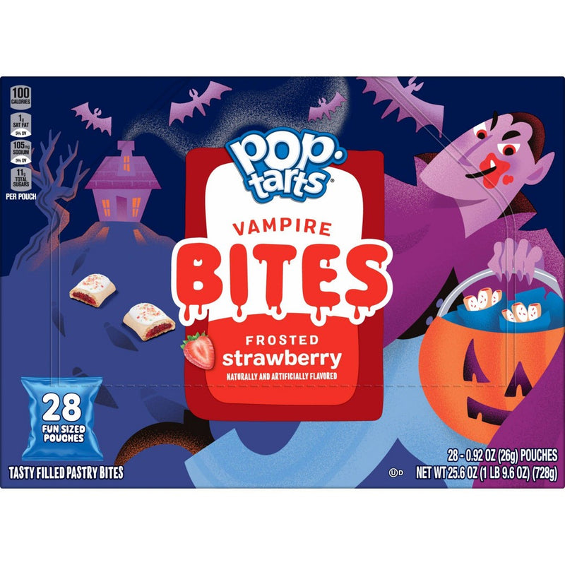 Pop-Tarts Bites Frosted Strawberry Vampire Bites - 28ct / 25.6oz