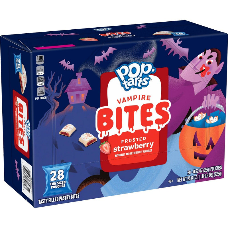 Pop-Tarts Bites Frosted Strawberry Vampire Bites - 28ct / 25.6oz