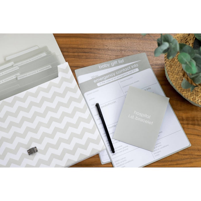 Pearhead Baby's File Keeper - Gray