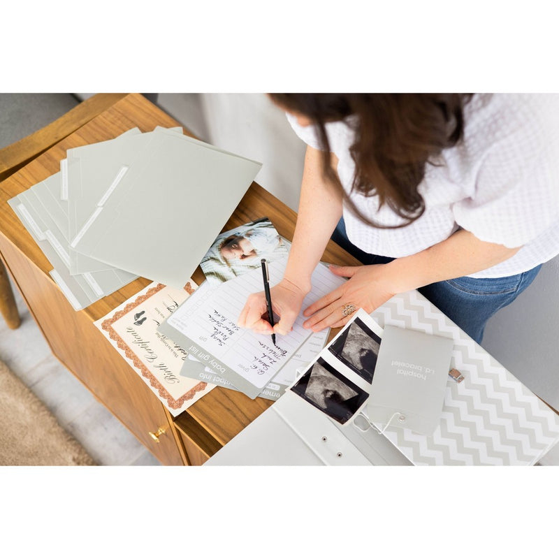 Pearhead Baby's File Keeper - Gray