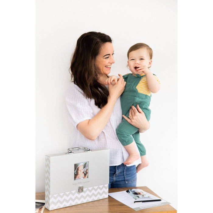 Pearhead Baby's File Keeper - Gray