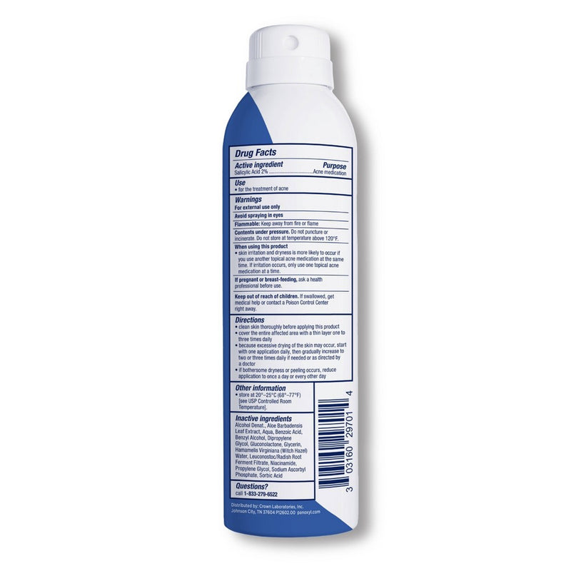 PanOxyl Acne Banishing Body Spray 2% Salicylic Acid - 6oz