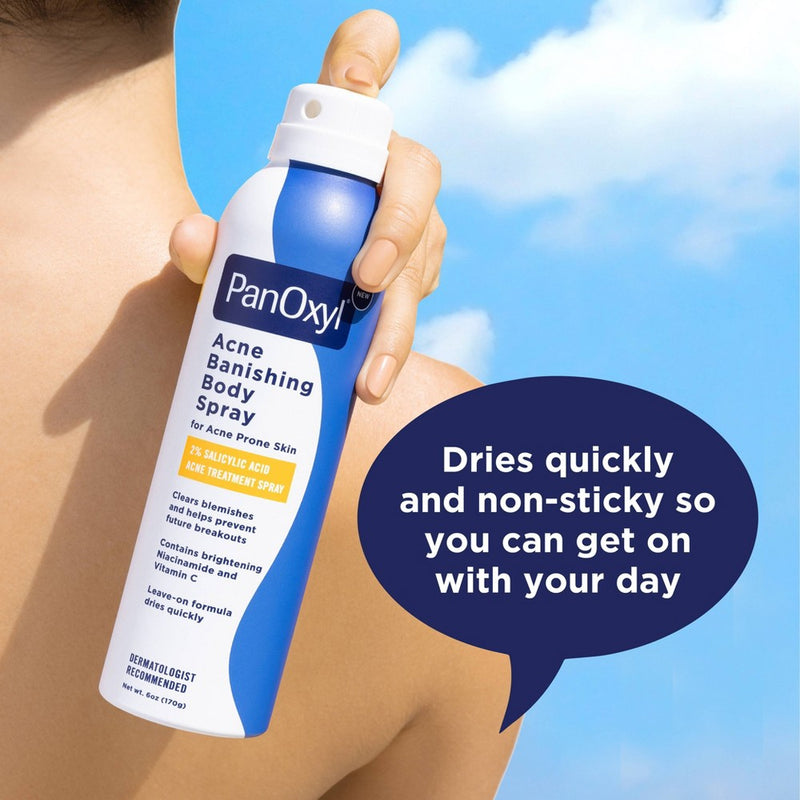 PanOxyl Acne Banishing Body Spray 2% Salicylic Acid - 6oz