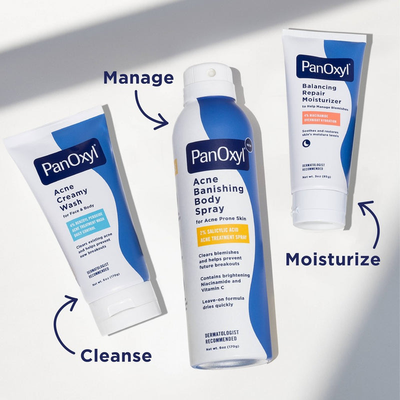 PanOxyl Acne Banishing Body Spray 2% Salicylic Acid - 6oz