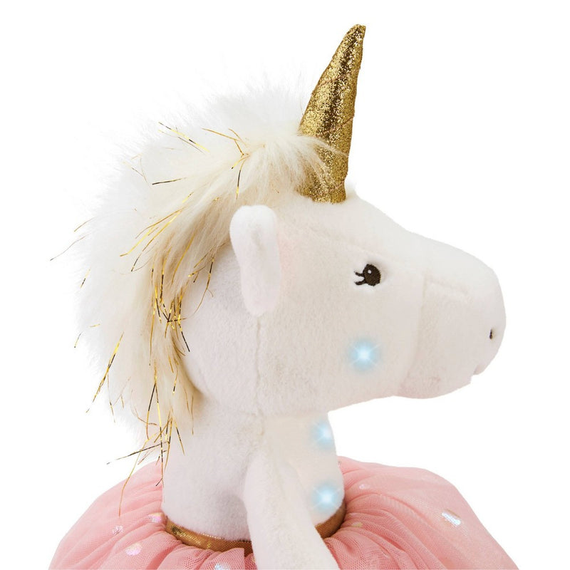 FAO Schwarz 12" Glow Brights Ballerina Unicorn Plush