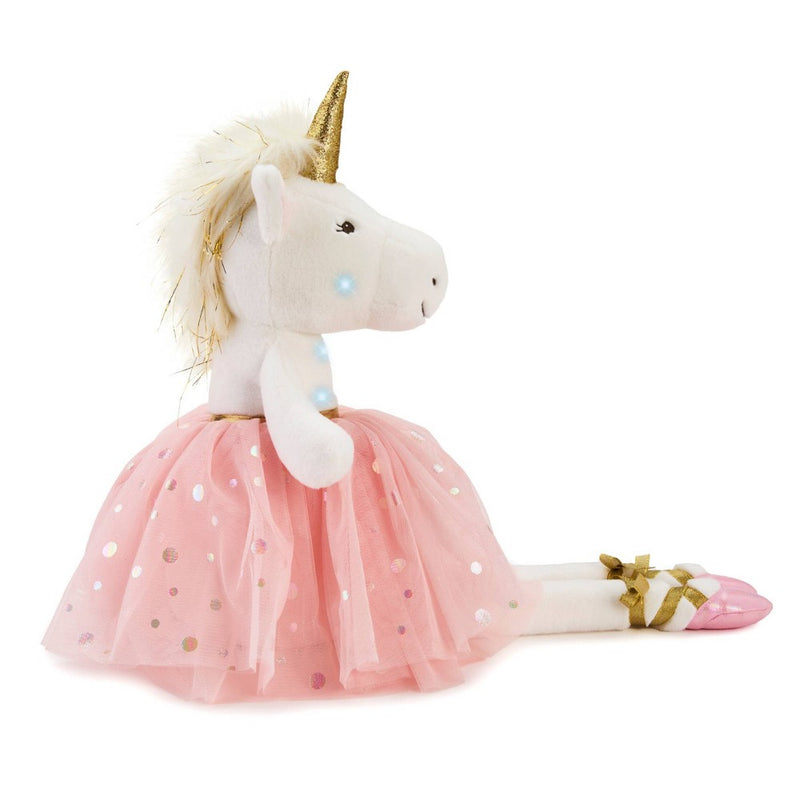 FAO Schwarz 12" Glow Brights Ballerina Unicorn Plush