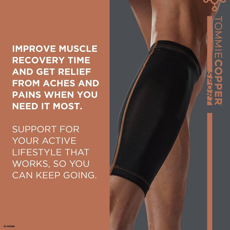 Tommie Copper Sport Compression Calf Sleeve - L/XL