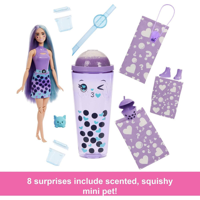 Barbie 12.7" Pop Reveal Boba Series Doll Taro Milk