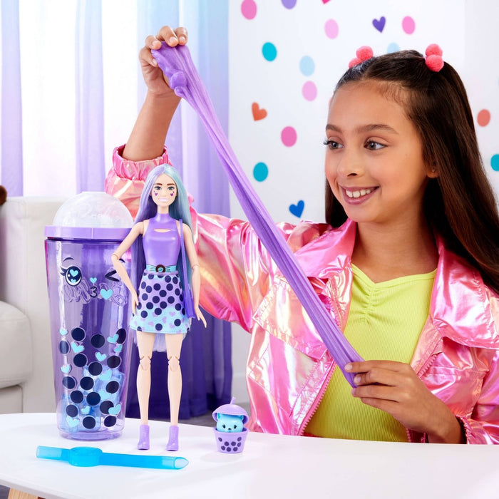 Barbie 12.7" Pop Reveal Boba Series Doll Taro Milk
