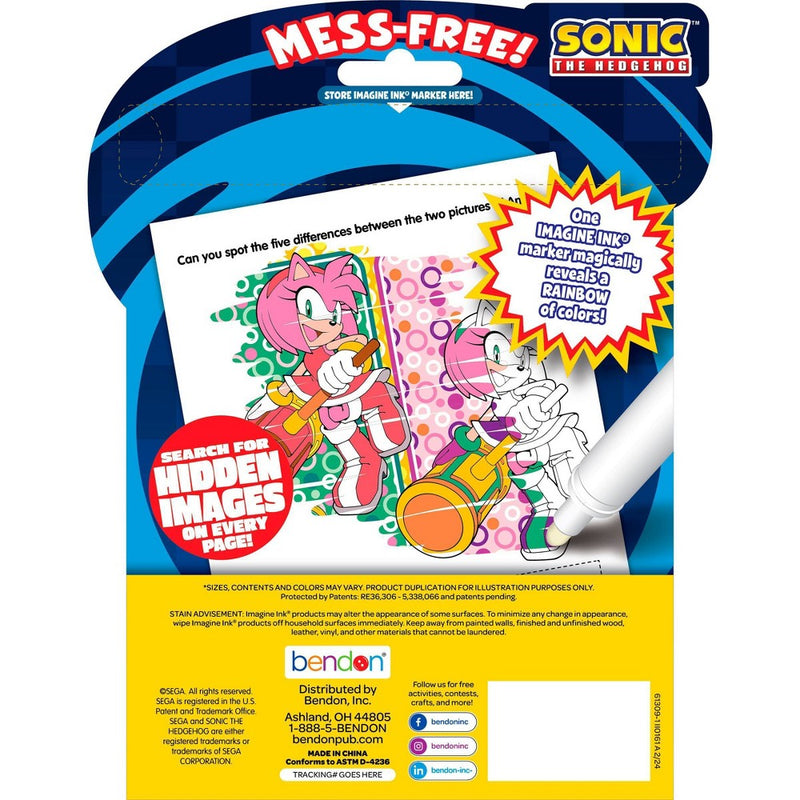 Sonic the Hedgehog Imagine Ink Book
