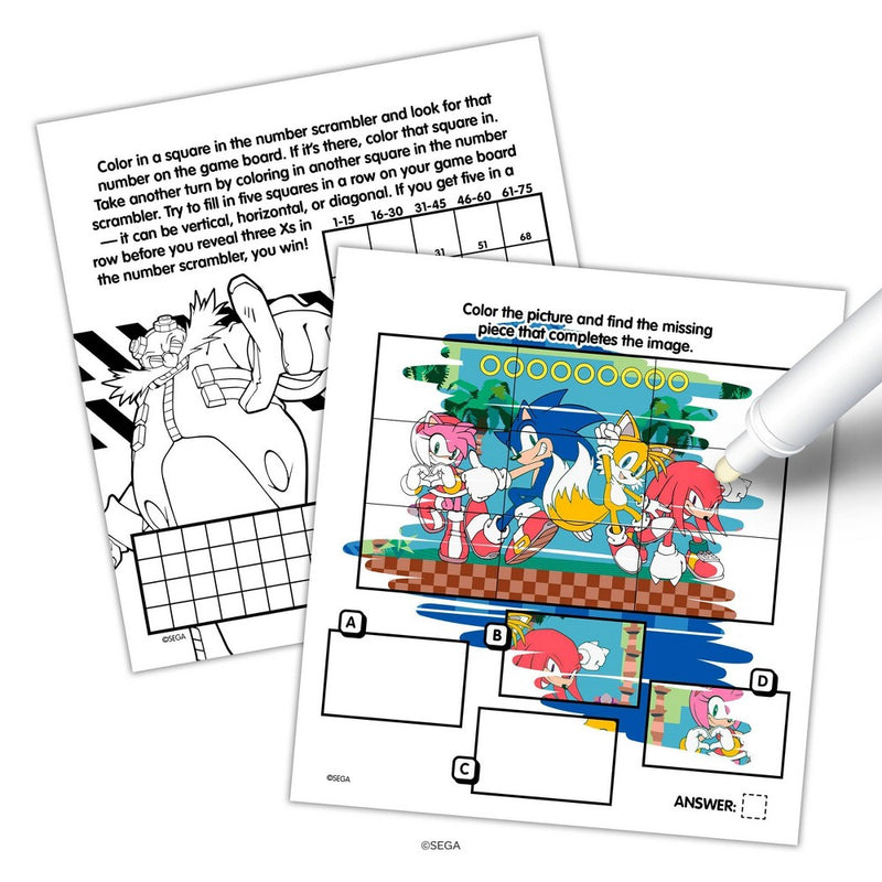 Sonic the Hedgehog Imagine Ink Book