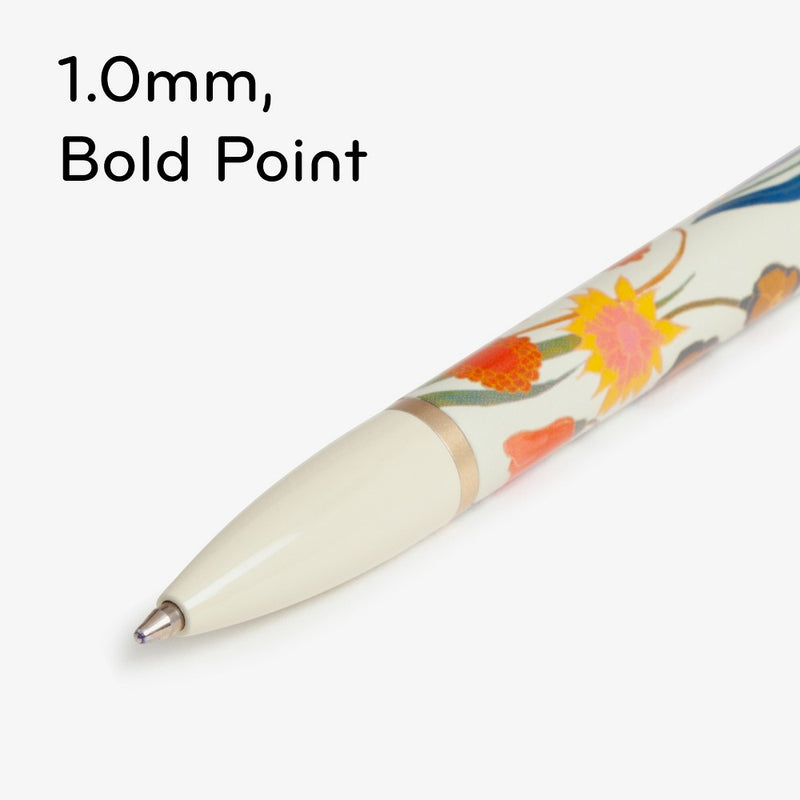 U Brands 3pk Ballpoint Pens Black Ink Monterey Botanical Studies