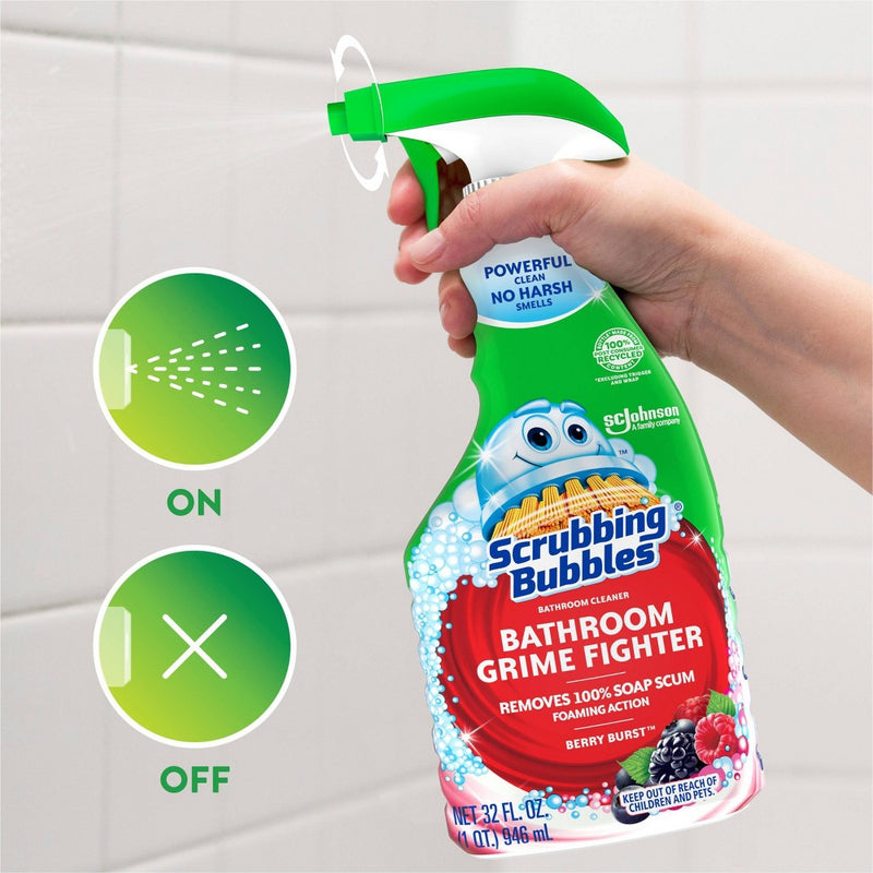 Scrubbing Bubbles Berry Burst Bathroom Grime Fighter - 32 fl oz