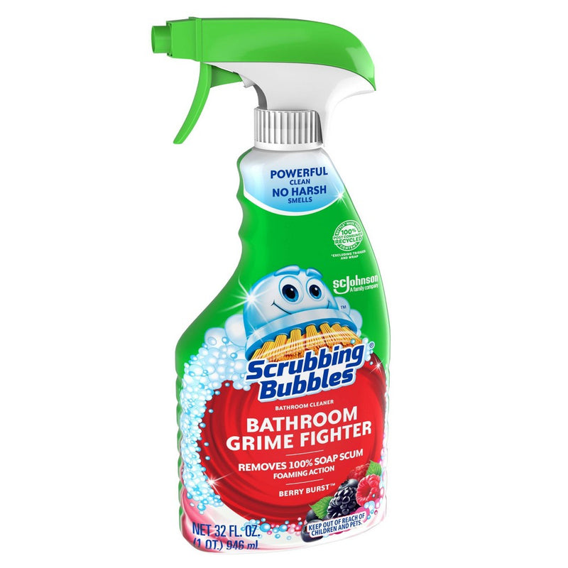 Scrubbing Bubbles Berry Burst Bathroom Grime Fighter - 32 fl oz