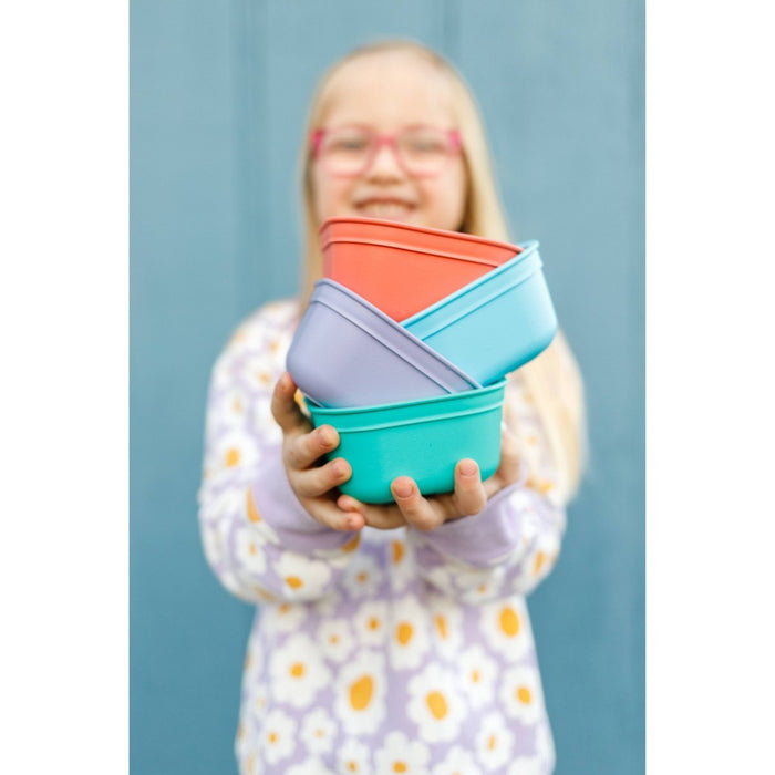 Re-Play 12oz Square Dining Bowl - Aqua