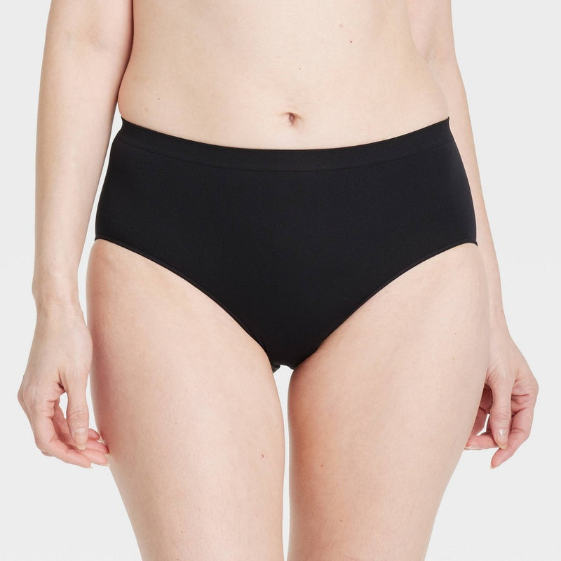 Women's 6pk Seamless Briefs - Auden Assorted Color M