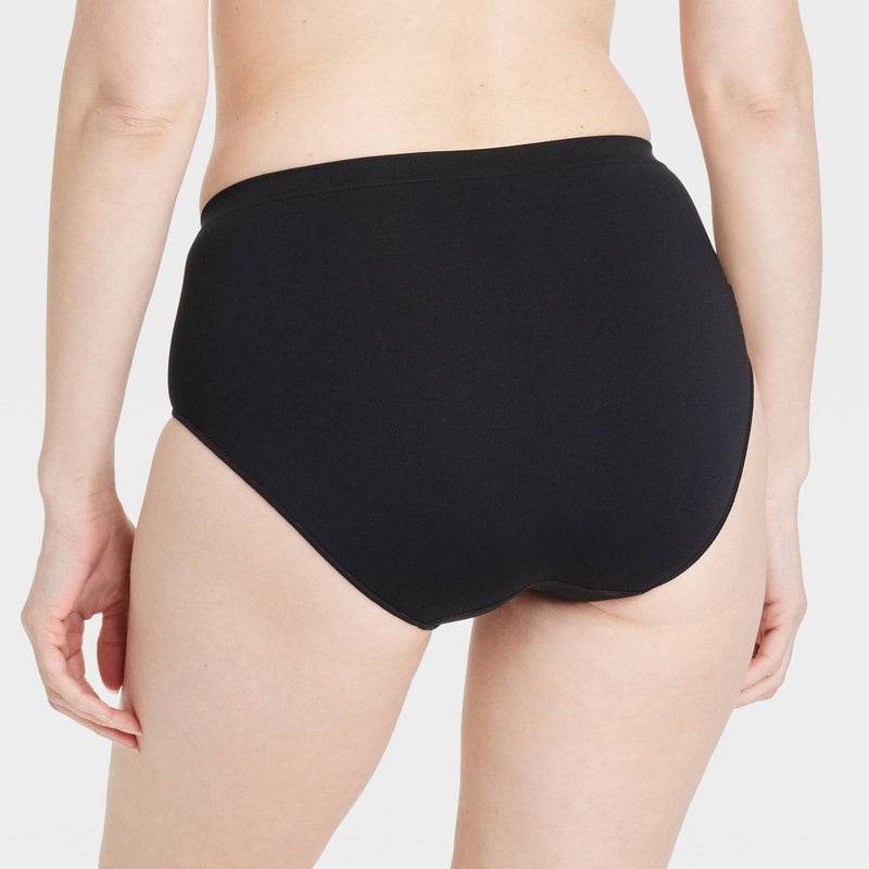 Women's 6pk Seamless Briefs - Auden Assorted Color M