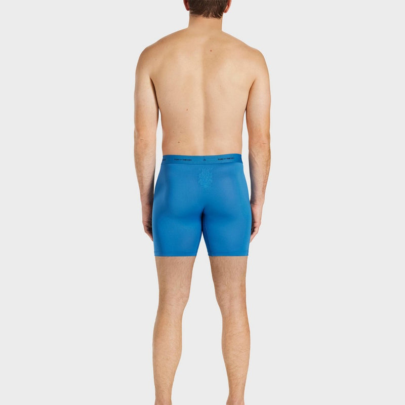 Pair of Thieves Men's Quick Dry Long Leg Boxer Briefs 3pk -Blue M