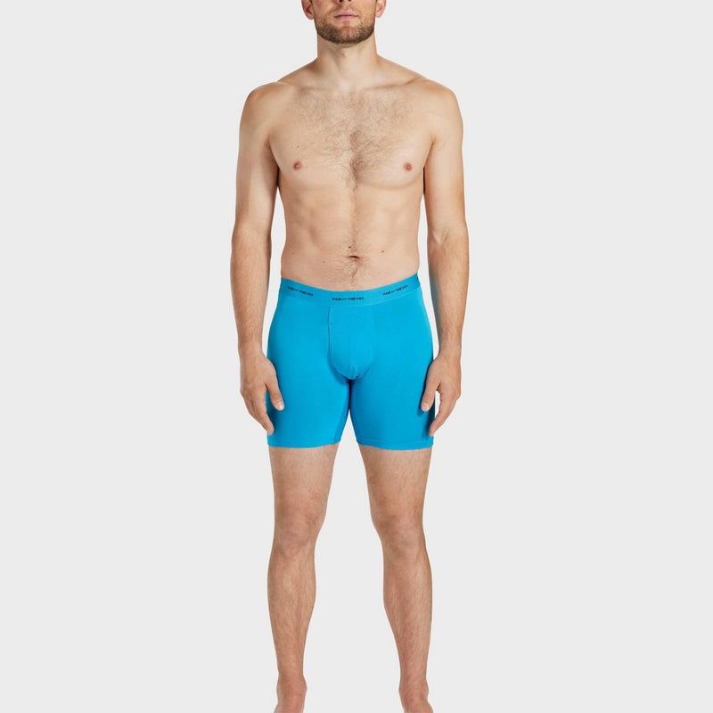 Pair of Thieves Men's Quick Dry Long Leg Boxer Briefs 3pk -Blue M