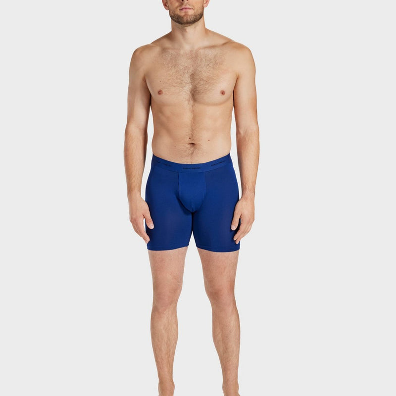 Pair of Thieves Men's Quick Dry Long Leg Boxer Briefs 3pk -Blue M