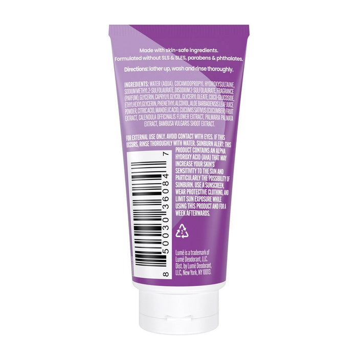 Lume Mini Tube Body Wash - Lavender - 1.5 fl oz