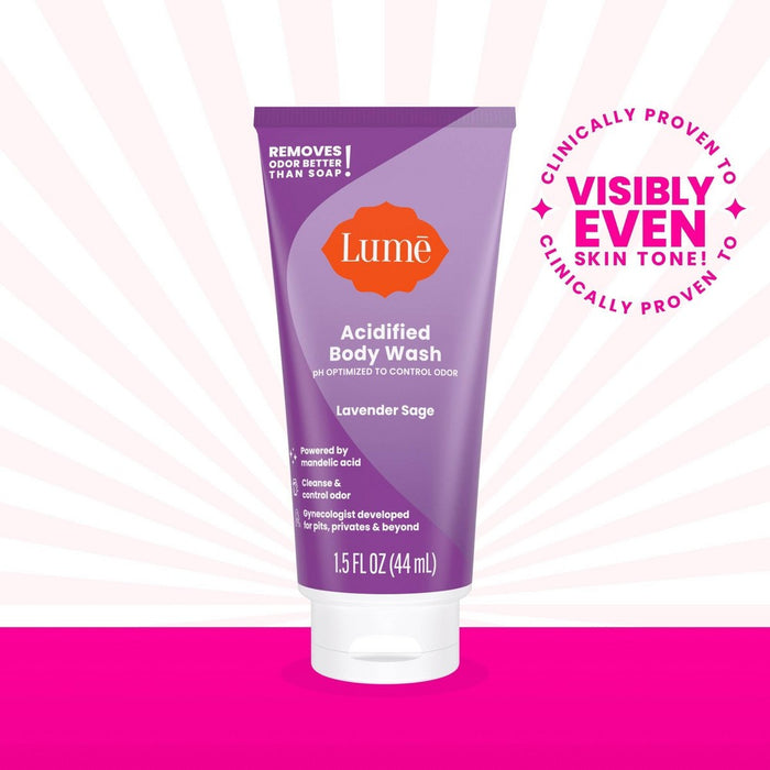 Lume Mini Tube Body Wash - Lavender - 1.5 fl oz