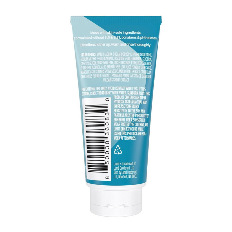Lume Mini Tube Body Wash - Unscented - 1.5 fl oz