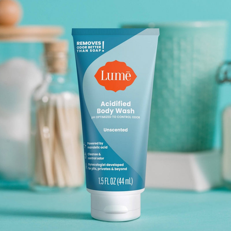 Lume Mini Tube Body Wash - Unscented - 1.5 fl oz