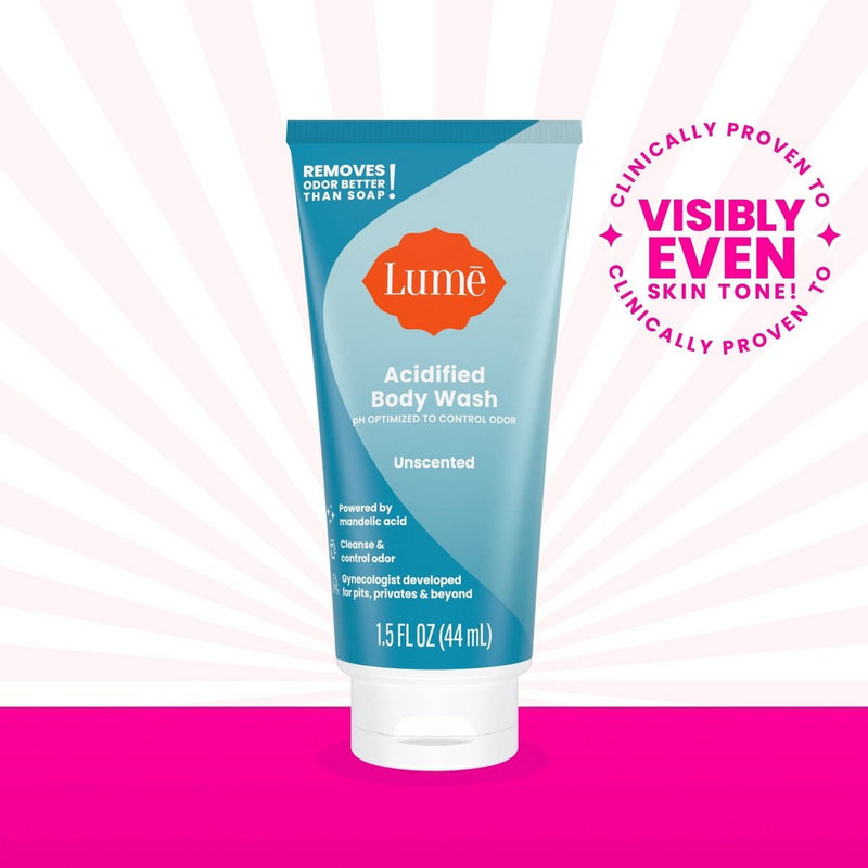 Lume Mini Tube Body Wash - Unscented - 1.5 fl oz