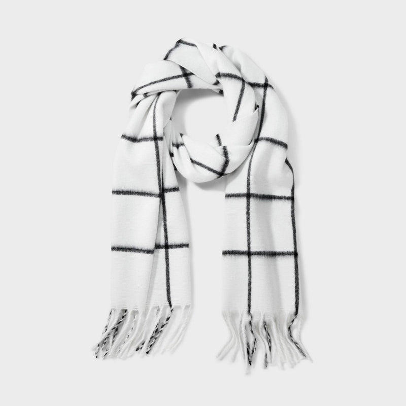 Blanket Tassel Scarf - A New Day Off-White