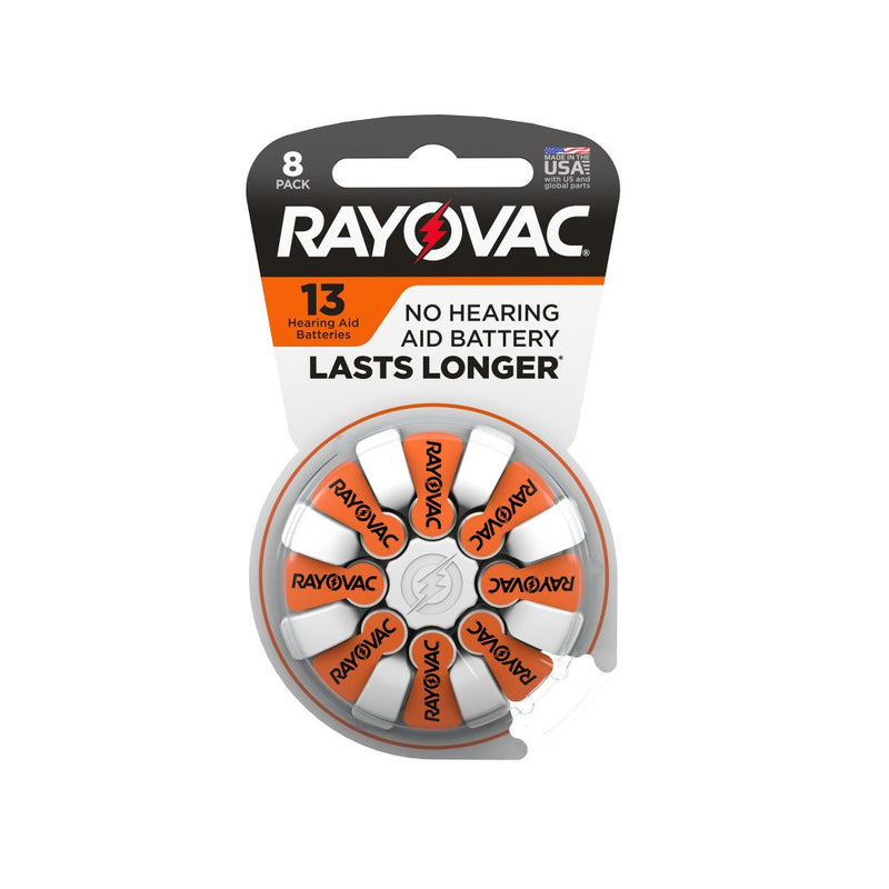 Rayovac Size 13 1.45V Hearing Aid Battery - 8pk