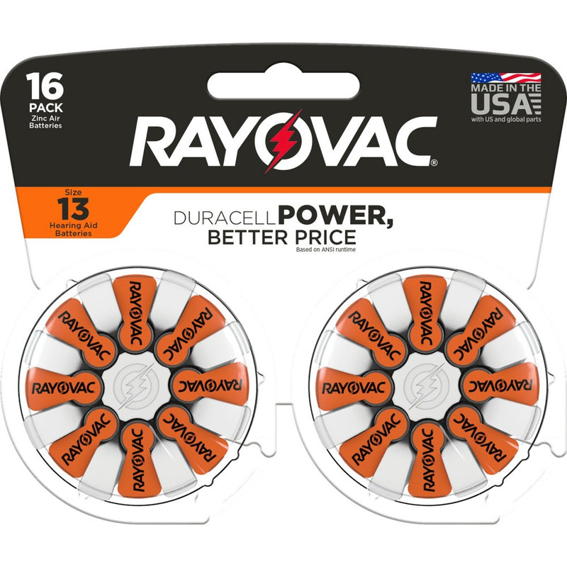 Rayovac Size 13 1.45V Hearing Aid Battery - 16pk
