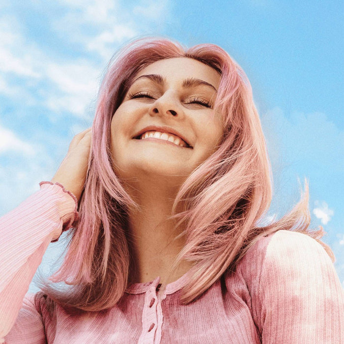 Hally Color Cloud Demi-Permanent Foam Hair Dye - Rose Gold - 2.5oz