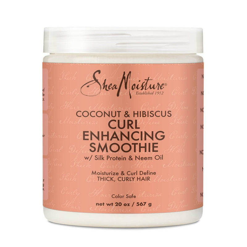 SheaMoisture Coconut and Hibiscus Curl Enhancing Smoothie For Thick Curly Hair - 20oz