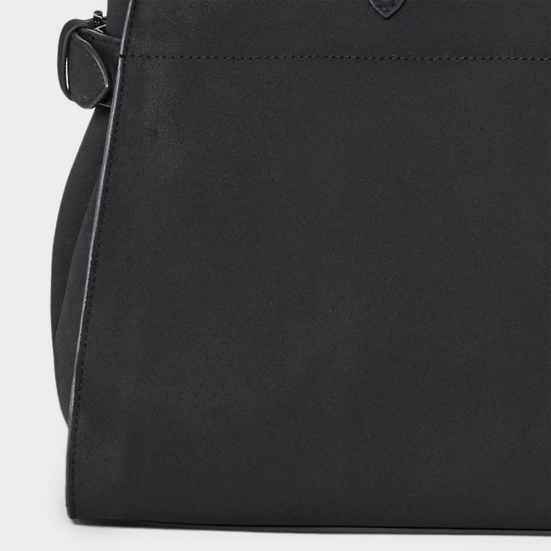 Solid Soft Satchel Handbag - A New Day Black