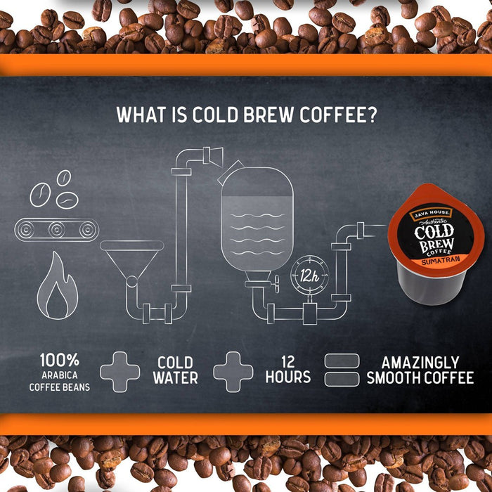 Java House Cold Brew Sumatran Dark Roast Single Serve - 12ct